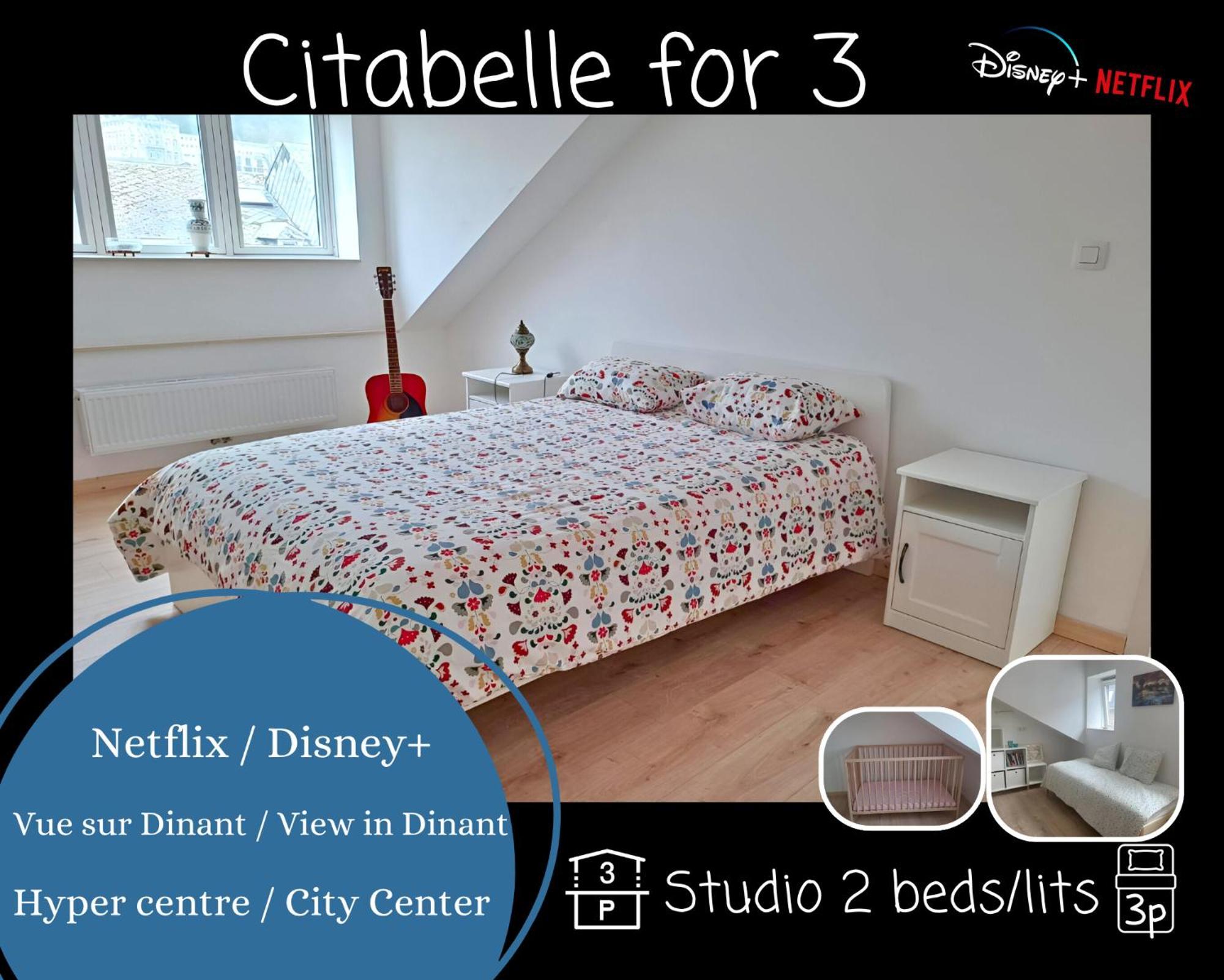 O Reflets - Citabelle For 3 - Studio 2 Beds View "Citadelle" ディナン エクステリア 写真